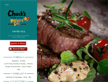Tablet Screenshot of chucks.com